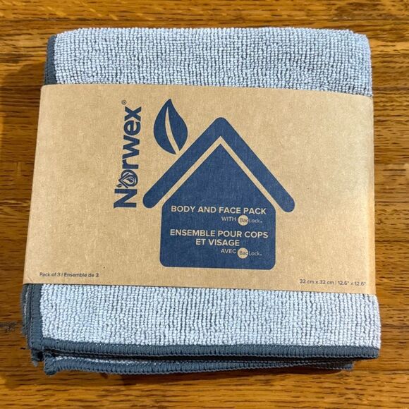 Norwex Face and Body Cloths Set of 3 NWT - Picture 1 of 8